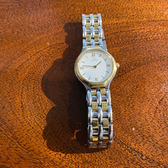 Omega Deville Women’s two tone stainless steel and 18k gold watch 1994 - Picture 13 of 16
